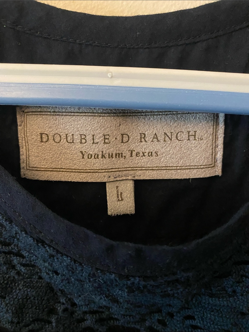 Double D Ranch Navy Embroidered Tank - Picture 2 of 9